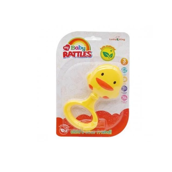 Bébijáték csörgő kacsás kivitelben BB2255