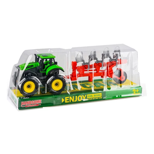 Játék traktor boronával JA2498