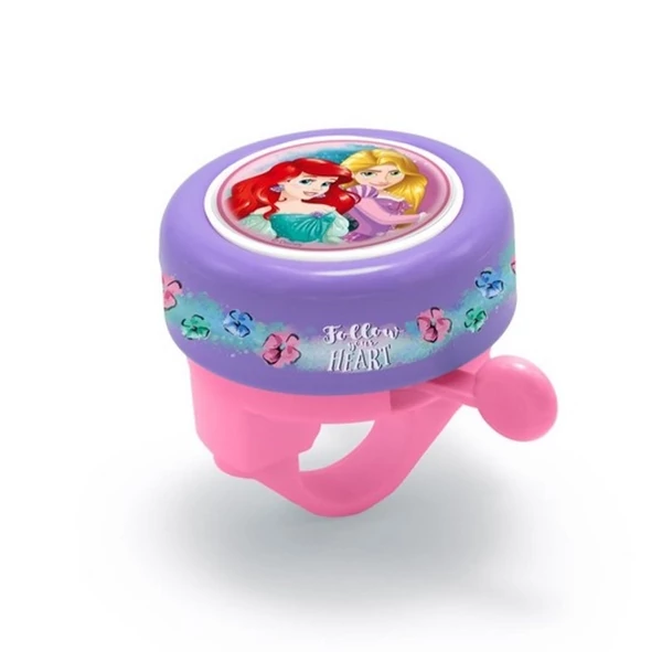 Hercegnős lila kerékpárcsengő 55mm 41580002DL