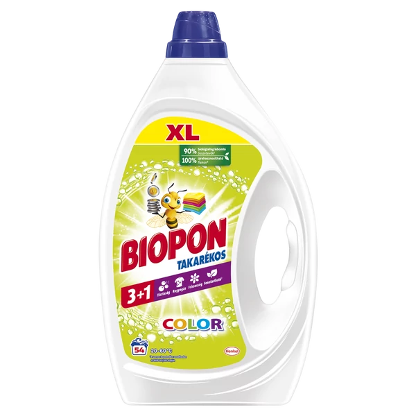 Biopon takarékos mosógél 2,43l 54 mosás XL color