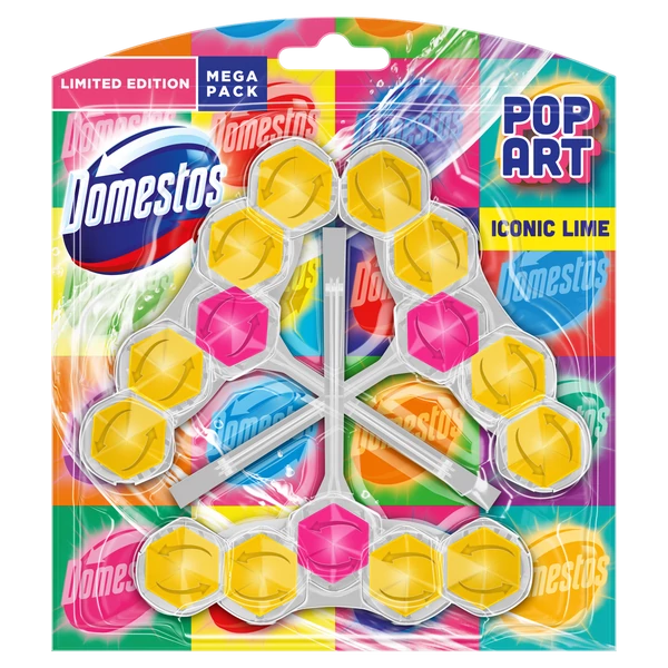 Domestos Power5 WC rúd Iconic Lime 3x55g Limitált