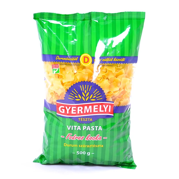 Gyermei vita pasta durum fodros kocka tészta 500g