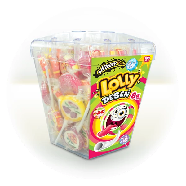 John bee lolly desen virágos nyalóka 100x8g