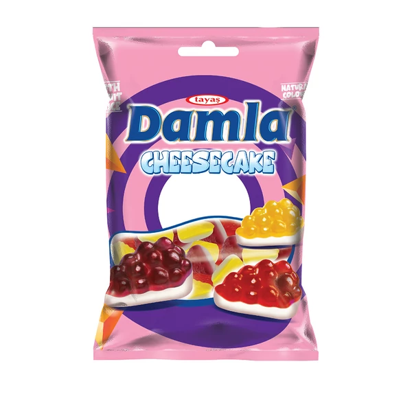Damla cheescake ízesítésű gumicukor 80g