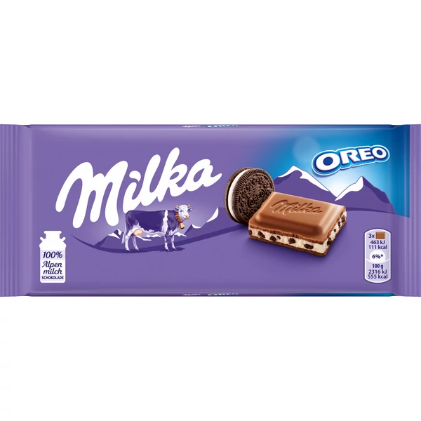 Milka Oreo keksz darabos 100g