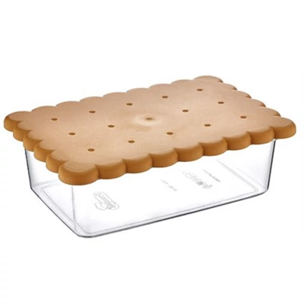 Keksz mintájú tároló doboz 1600ml CK-393 többféle színben