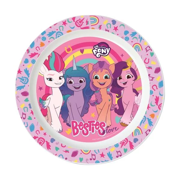 Műanyag tányér lapos Én kicsi pónim QP2332