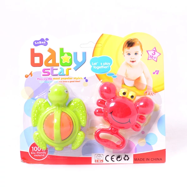 Játék bébicsörgő 2db-os kiszerelésben 4776