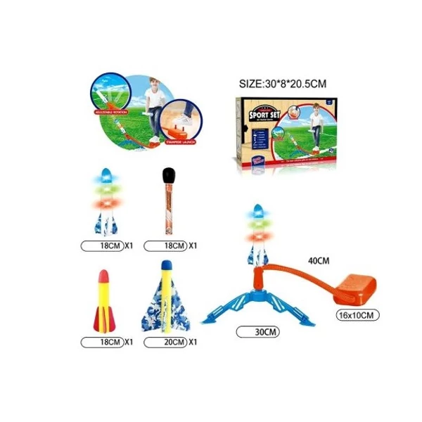 Játék rakétakilövő szett 90337