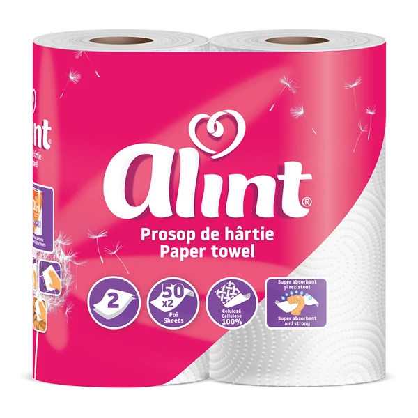 Alint papírtörlő 2tekercs 2rétegű 50lap
