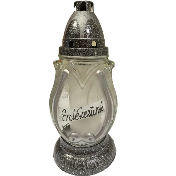 Kegyeleti mécses arany vagy ezüst felirattal 24cm RZ-16 E