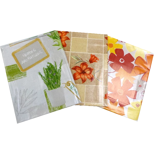 Viaszos vékony asztalterítő többféle változatban 200x140cm