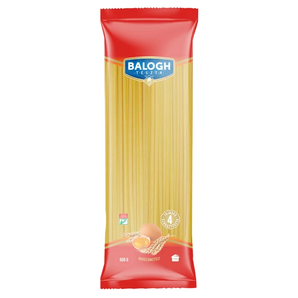 Balogh hosszúmetélt tészta 4tojásos 500g