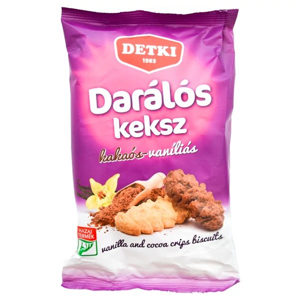 Detki kakaós vaníliás darálós keksz 200g