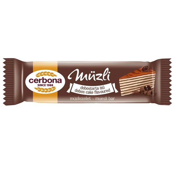 Cerbona dobostorta ízű  müzliszelet 20g