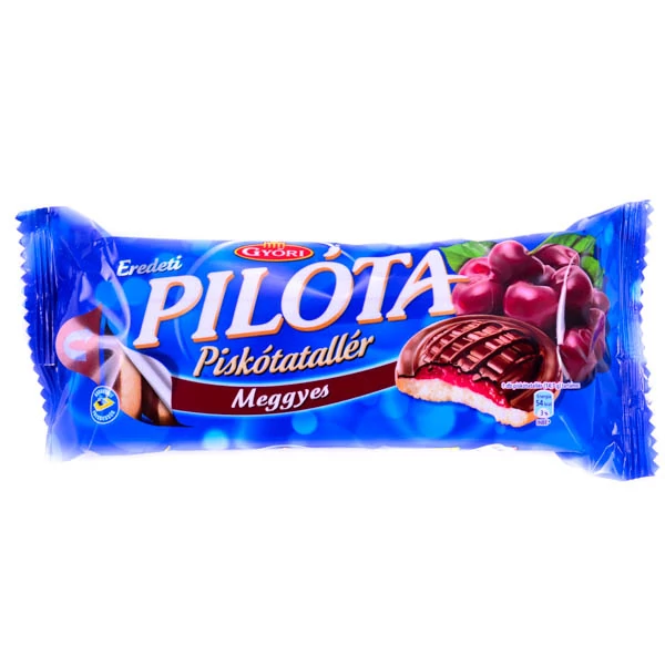 Pilóta piskótatallér meggy ízben 147g