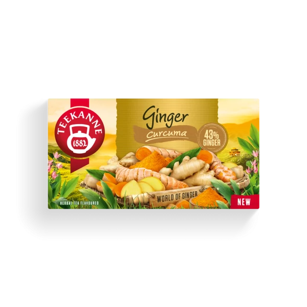 Teekanne ginger curcuma gyümölcstea 20x1,75g