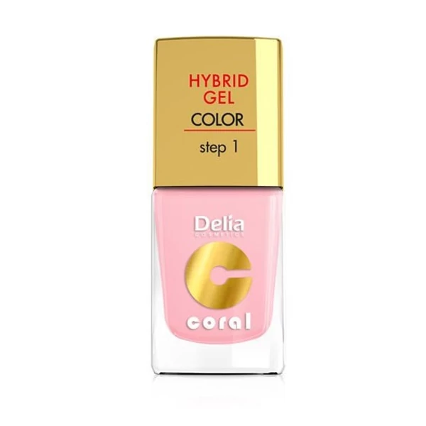 Delia hybrid gel pasztell rózsaszín színű körömlakk 11ml 04