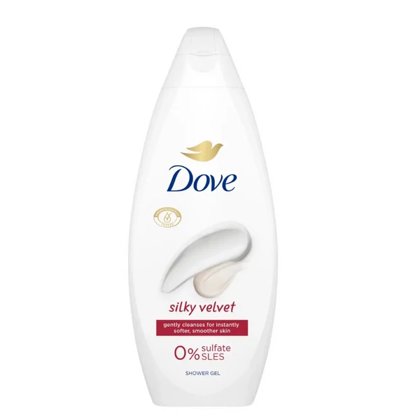 Dove Silky Velvet krémtusfürdő 250 ml