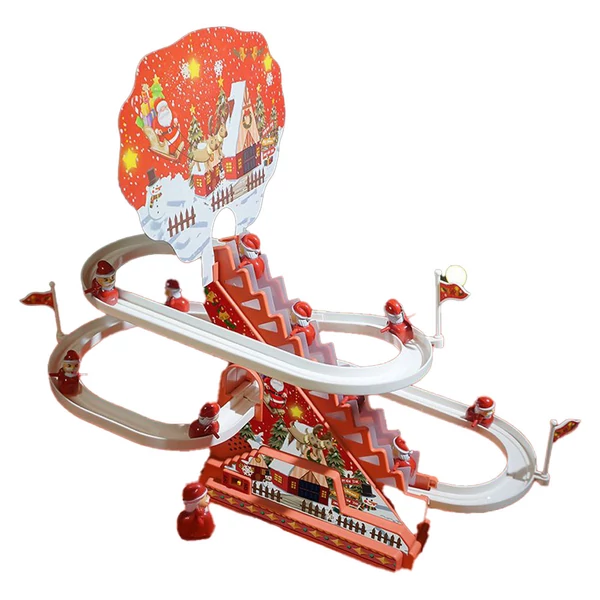 Lépcsőnjáró mikulás XM zenél+világít BZ6060