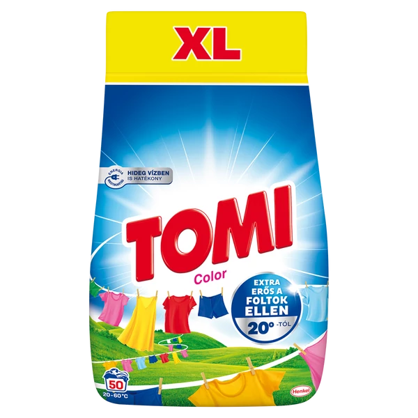 Tomi Color mosópor 2,75kg 50 mosás