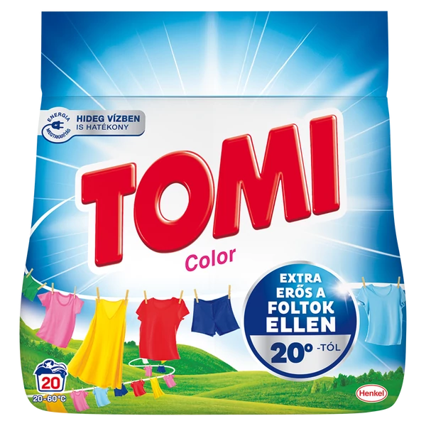 Tomi Color mosópor XS 1,1kg 20 mosás