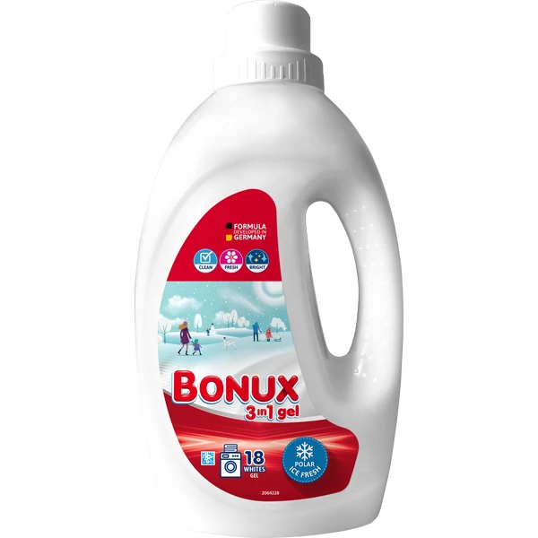 Bonux 3IN1 Ice fresh 0,9l 18 mosás