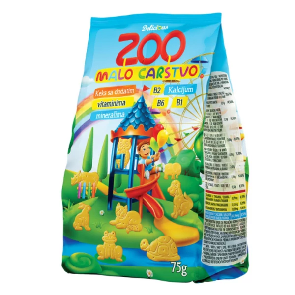 ZOO állatfigurás keksz vitaminokkal 75g