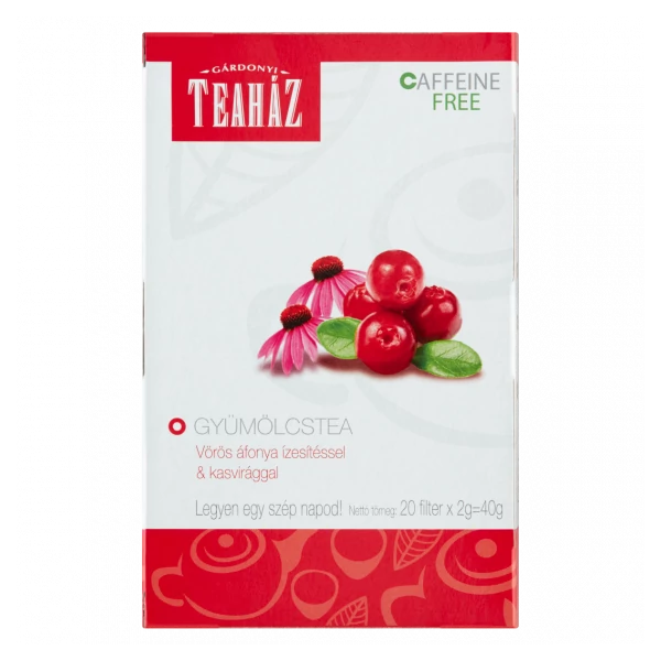 Gárdonyi Teaház vörösáfonya 20x2g