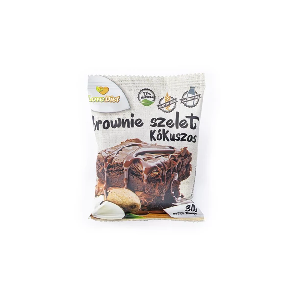 Love Diet brownie kókuszos GM és laktózmentes 30g