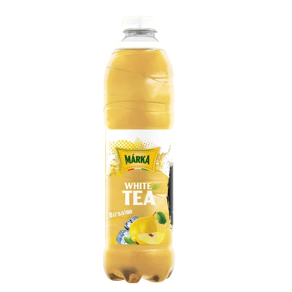 Márka birsalma ízű szénsavmentes üdítőital fehértea kivonattal és édesítőszerekkel 1,5 l - csak egyedi szállítással vagy személyes átvétellel