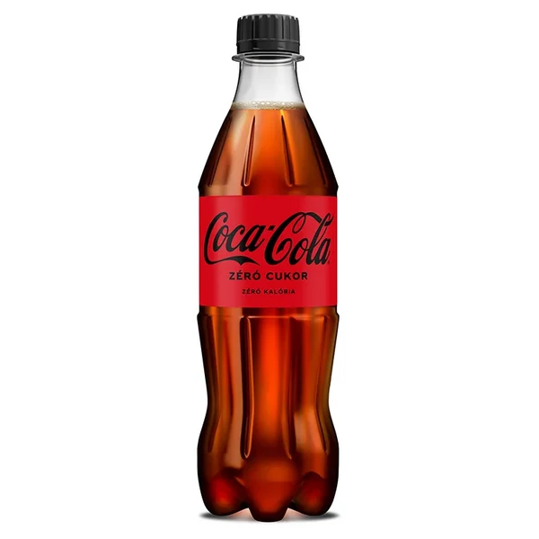 Coca-Cola zéro cukor colaízű energiamentes szénsavas üdítőital édesítőszerekkel 500 ml - csak egyedi szállítással vagy személyes átvétellel
