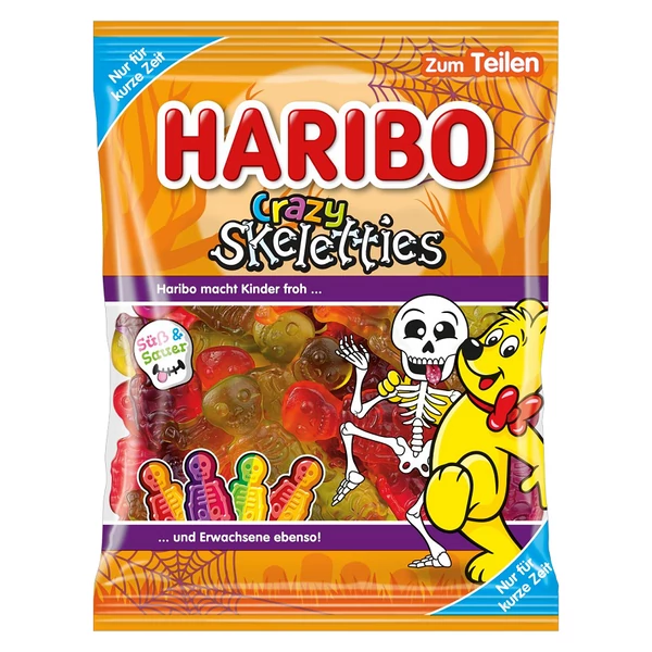 Haribo crazy skeletties gumicukor 160g