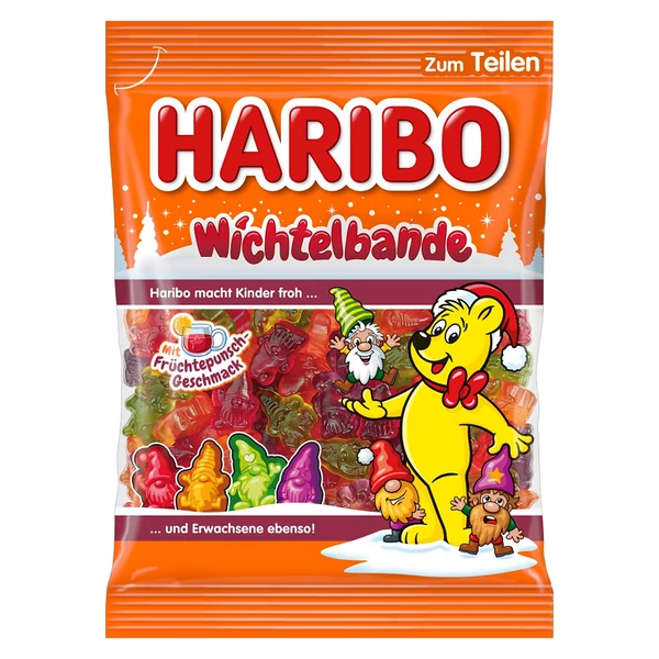 Haribo Secret Santa gyümölcsízű gumicukorka 200g