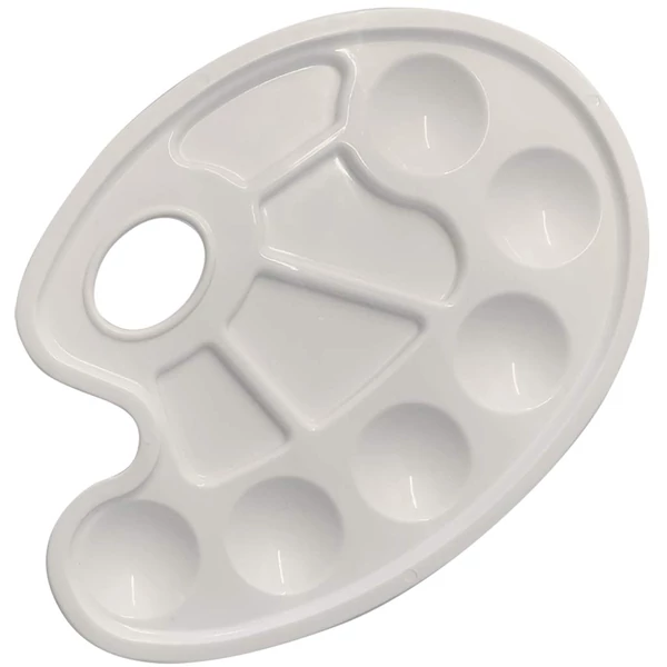 Ars Una: Festékpaletta 6 kerek és 4 szögletes lyukkal