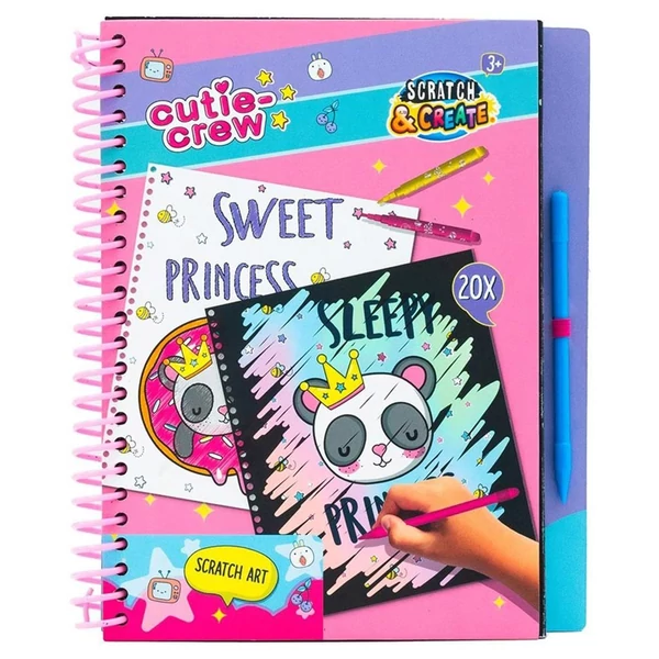 Canenco: Cutie Crew képkarc könyv 20 oldalas