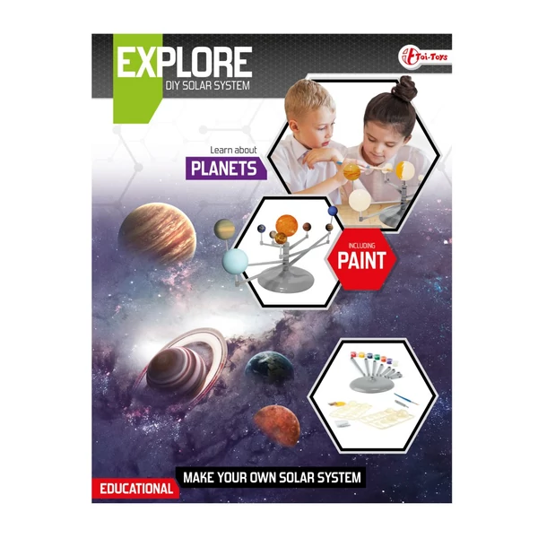 Explore Factory: Készítsd el a naprendszert tudományos szett