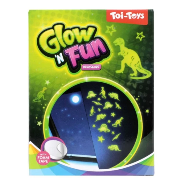 Glow'N Fun Dinoszauruszos dekor matrica