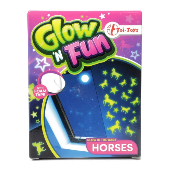 Glow'N Fun Lovas fluoreszkáló dekor matrica
