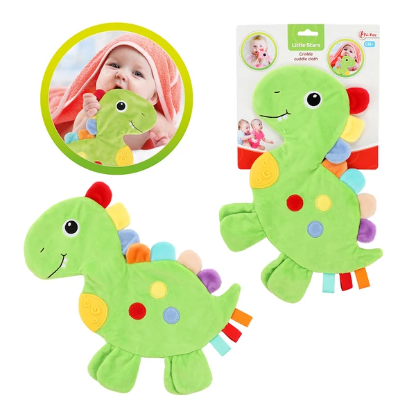 Little Stars: Dinoszauruszos rágókás, csörgős nyálkendő