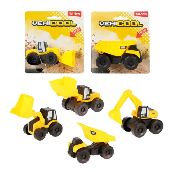 VehiCool építőipari járművek több változatban 1db