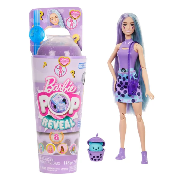 Barbie: Slime Reveal Bubi buli Lila baba - Mattel