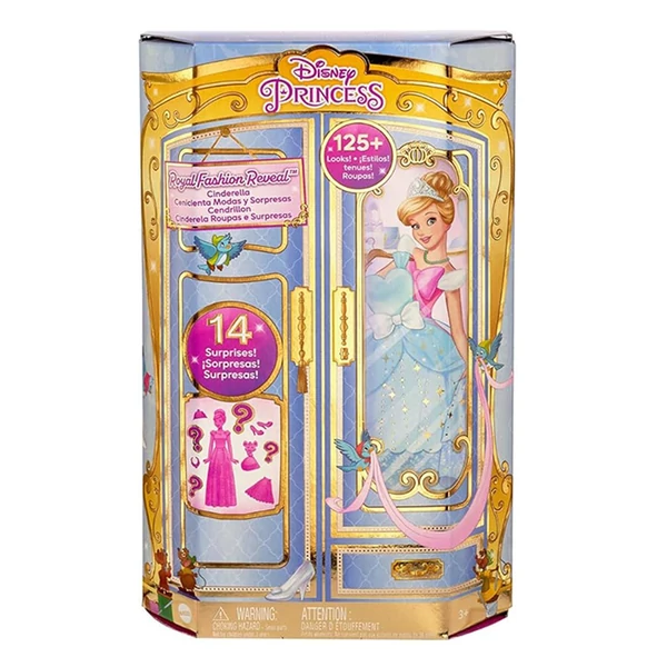 Disney Hercegnők: Divatkavalkád baba - Hamupipőke - Mattel