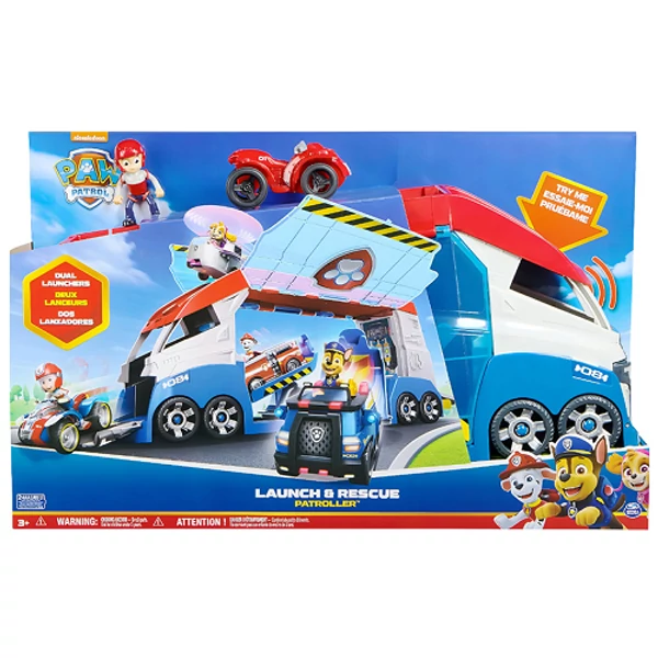 Mancs őrjárat: Bevetési csapatszállító kamion hanggal Ryder figurával és járgányával - Spin Master