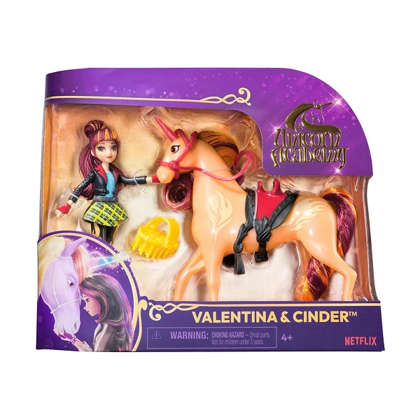 Unikornis Akadémia: Unikornis babával - Valentina és Cinder - Spin Master