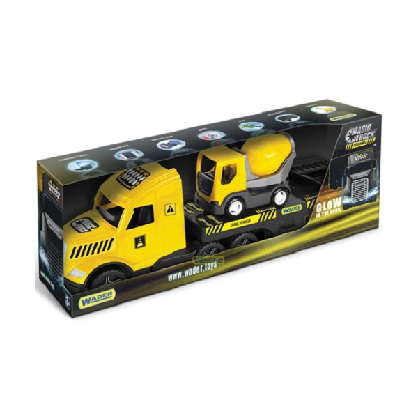 Magic Truck Technic mixer kamion betonkeverővel 79cm - Wader