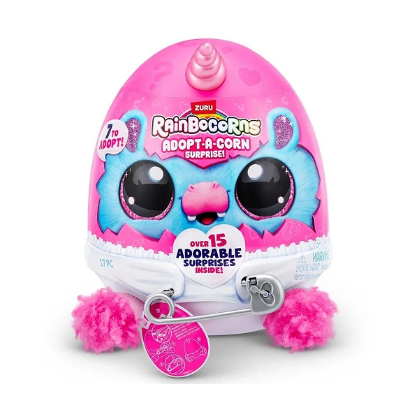 Rainbocorns: Adopt-a-Corn meglepetés plüssfigura többféle változatban 1db