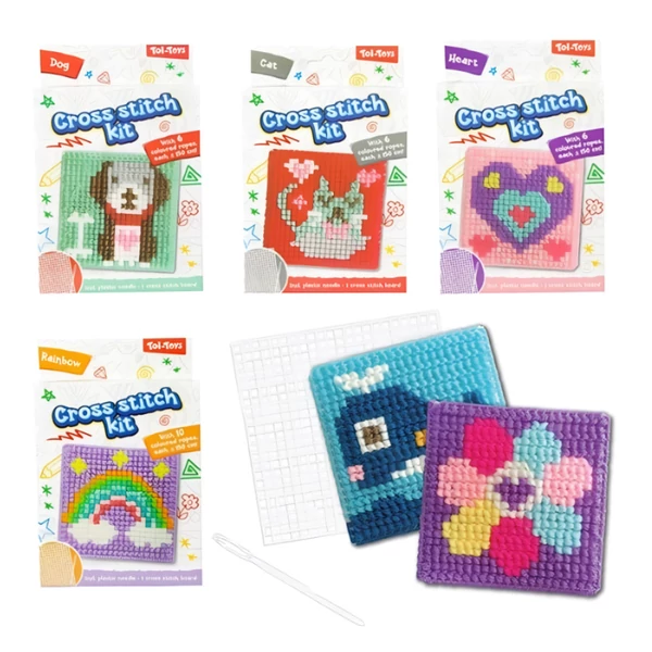 Kezdő hímző készlet többféle változatban 1db