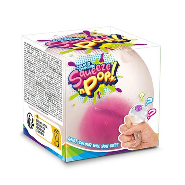 Színvarázs meglepetés stresszlabda 6cm-s 1db