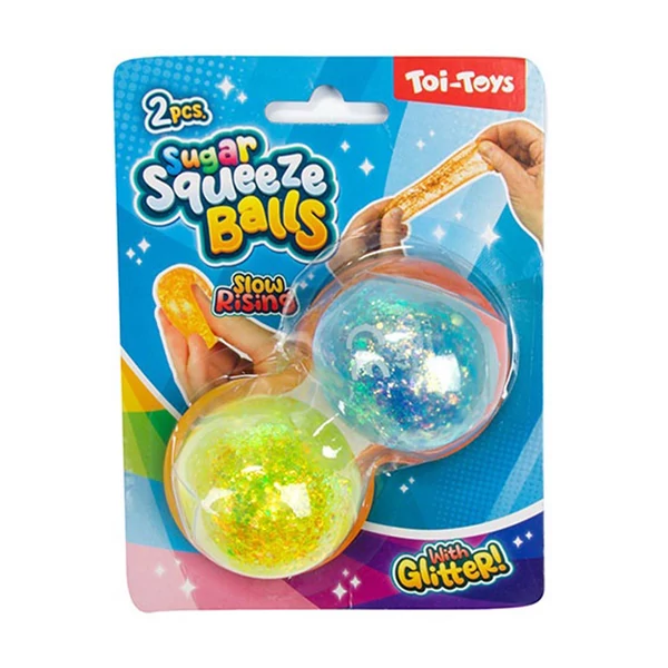 Varázs cukor 2db-os csillámos stresszlabda